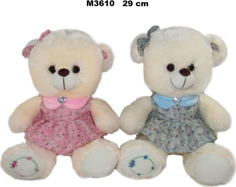 Miś w sukience 29cm MIX