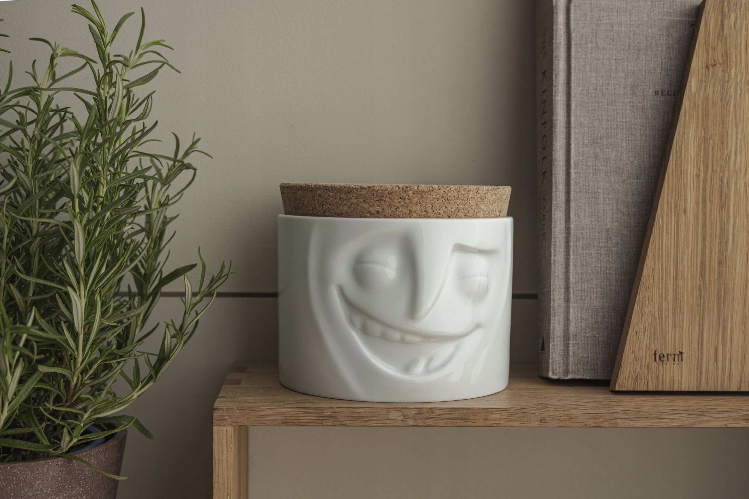 FIFTYEIGHT Vorratsdose 900ml Heiter weiß