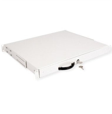 ROLINE 19-calowa wkładka pod klawiaturę 1 U, 400 T zamykana na klucz, szara