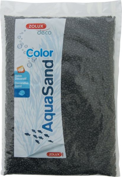 Zolux Aquasand Color czerń hebanowa 12kg