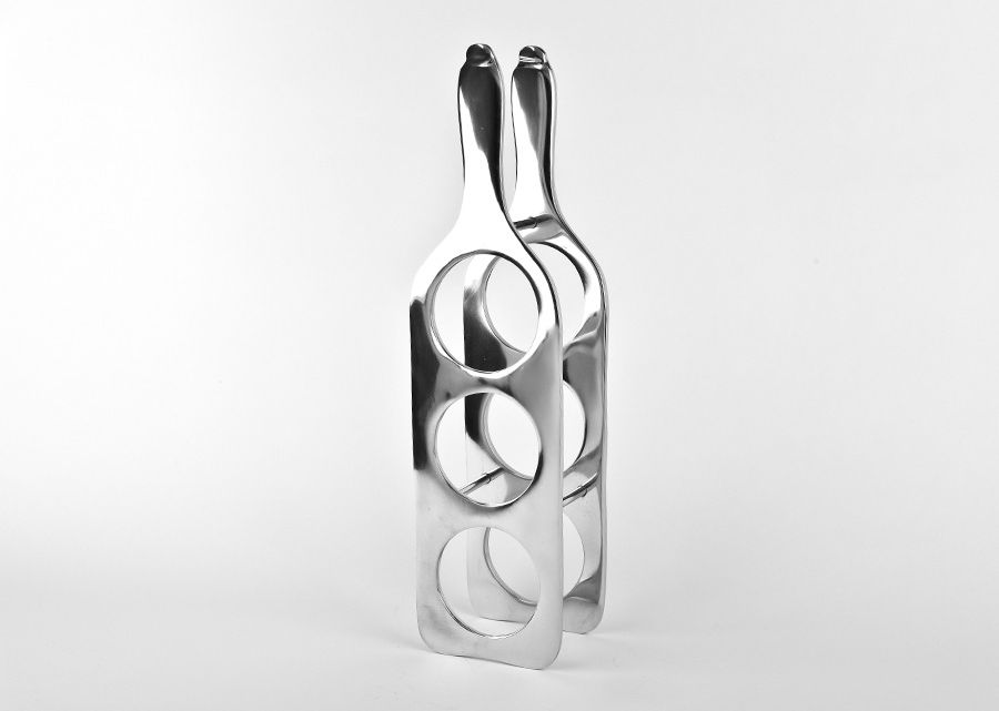 Witek Home Stojak na wino (3 butelki)