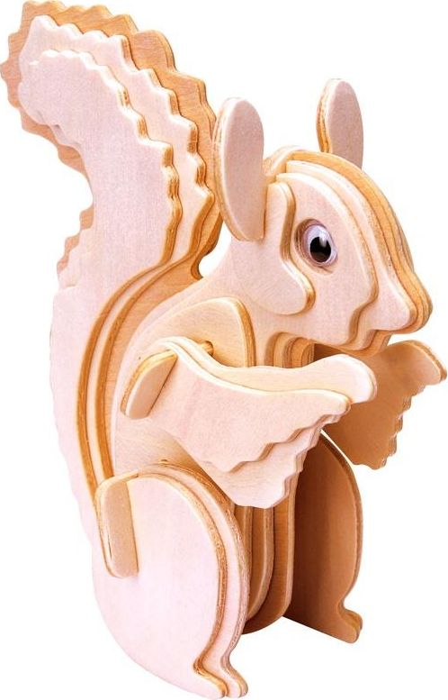 G3 Łamigłówka drewniana Gepetto Wiewiórka