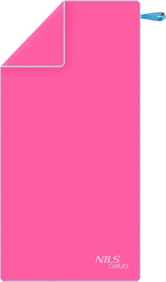 Nils Extreme Ręcznik z mikrofibry Nils Aqua NAR11 140x70 cm różowy
