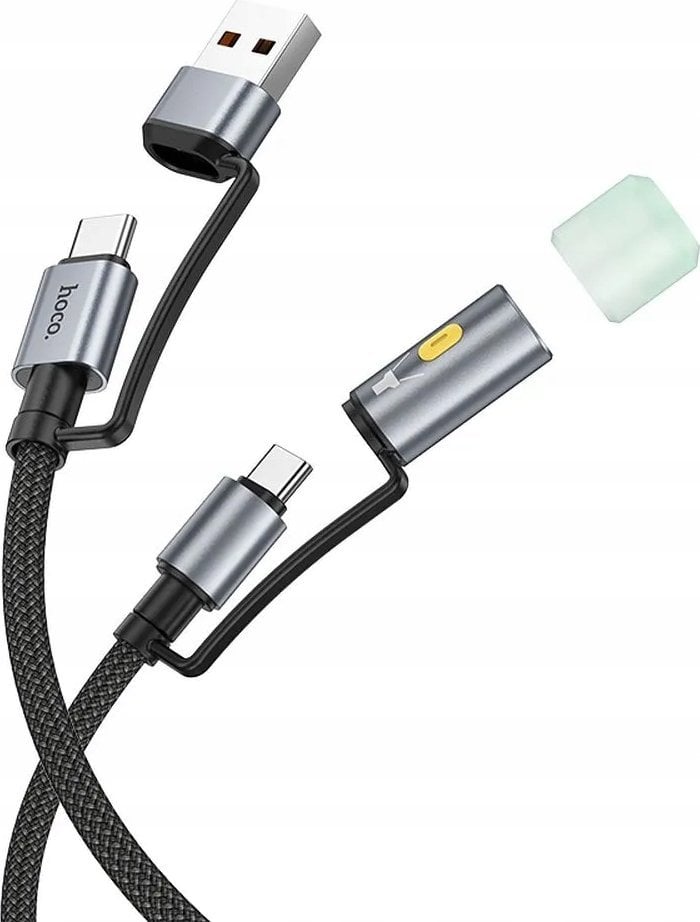 Kabel USB Hoco USB-A - USB-C 1.2 m Czarny