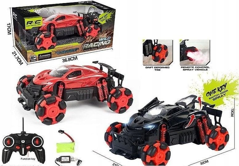 Terenówka zdalnie sterowana z funkcją pary