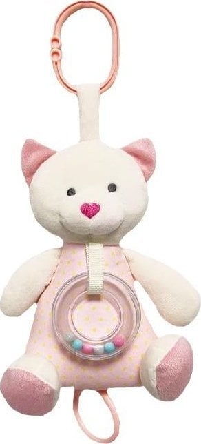 Tulilo - POZYTYWKA MIŚ RÓŻOWY Z SERDUSZKOWYM NOSKIEM 18CM