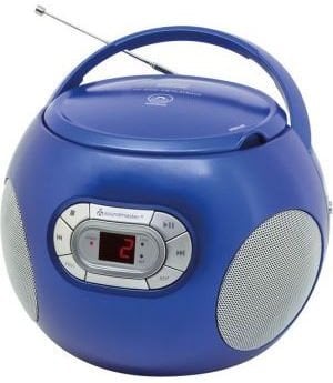 BOOMBOX SOUNDMASTER SCD2120BL FM, CD/CD-R/RW, SIECIOWO-BATERYJNY, GNIAZDO SŁUCH.