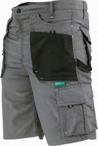 Stalco Spodnie robocze krótkie szare XXL