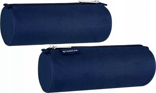 Piórnik Starpak PIORNIK TUBA 1ZAM NAVY BLUE STK-16 PB12/48