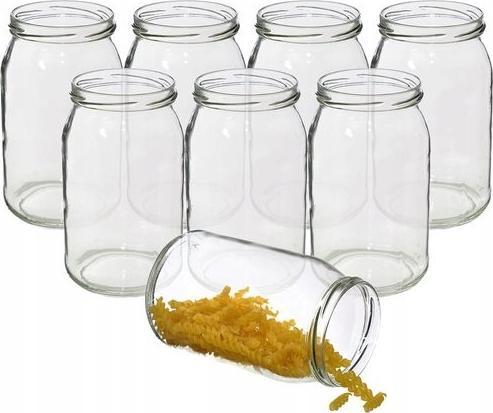 Browin Słoik szklany na przetwory 900ml 8 szt
