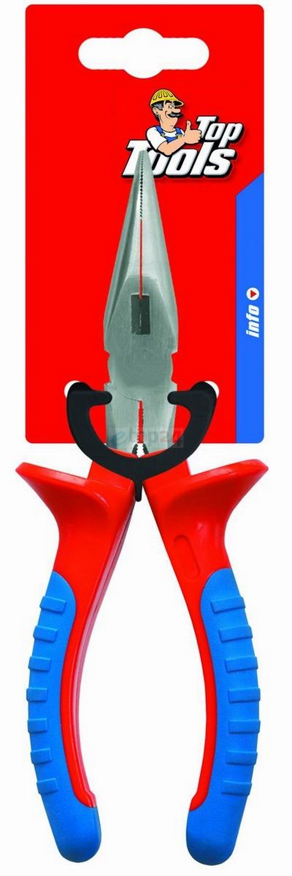 Top Tools Szczypce wydłużone wygięte 160mm 32D114