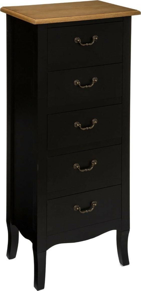 Atmosphera Wysoka komoda Chrysa z 5 szufladami