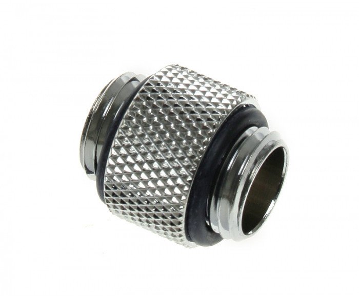 Bitspower Gerader Adapter mit zweifach G1/4 Zoll Auengewinde - vernickelt (BP-WTP-C08)