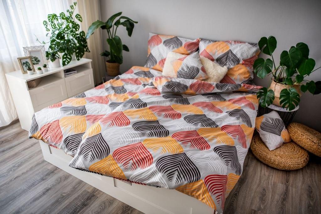 JAHU Pościel EMA Blade - satyna bawełniana, 3-częściowa