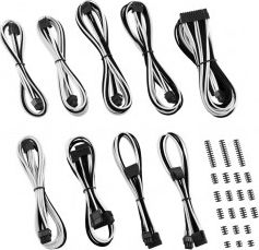 CableMod Zestaw kabli, Czarno-biały (ZUAD-1015)