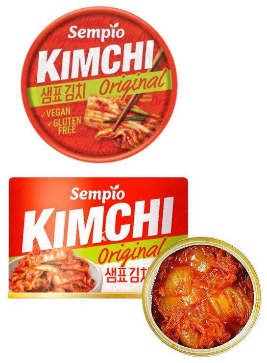 Kimchi kapusta pekińska marynowana po koreańsku puszka wegańskie bezglutenowa 160g