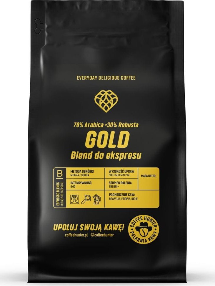 Kawa ziarnista Coffee Hunter Gold Blend 1 kg