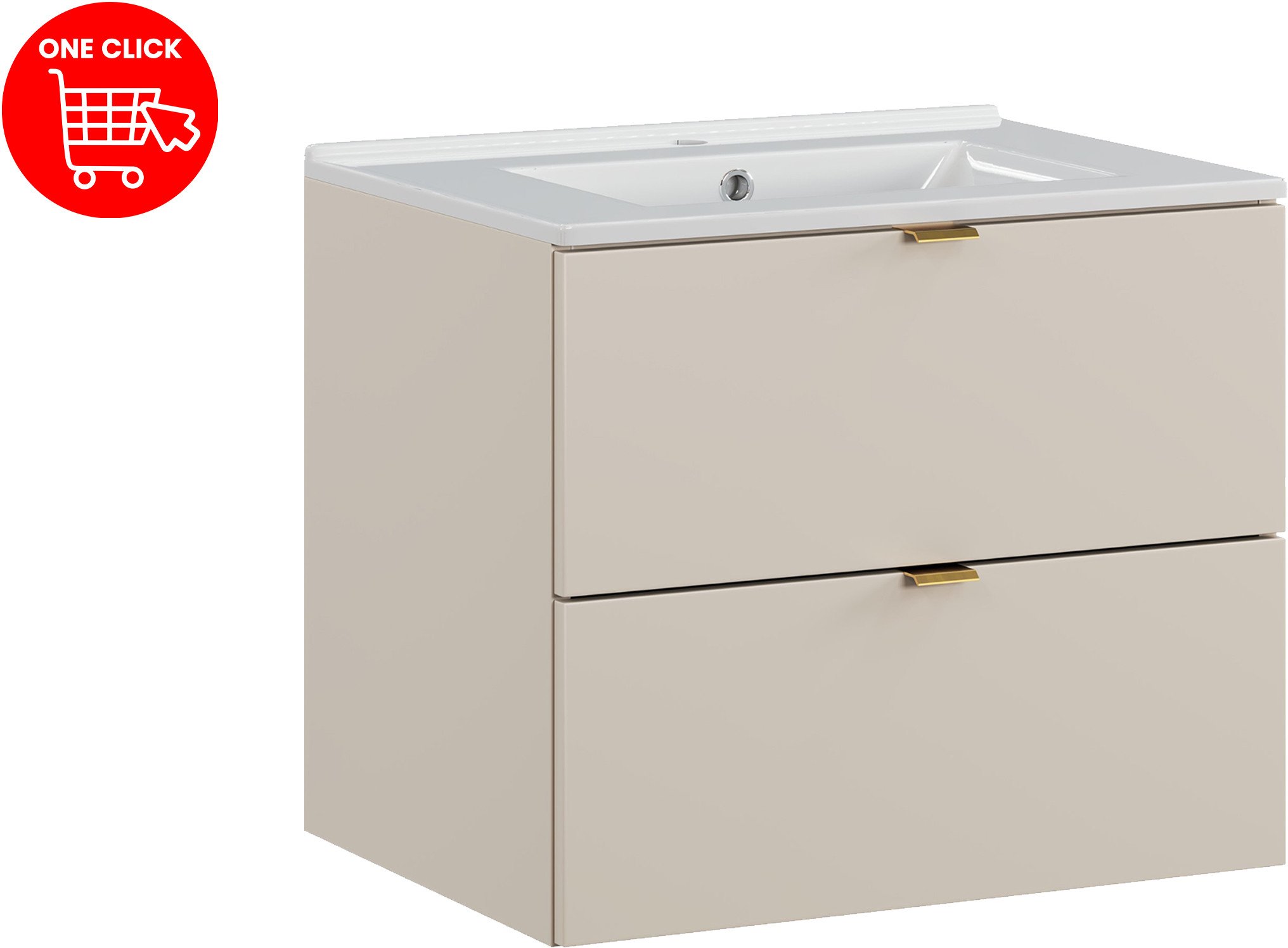 Zestaw meblowy 60cm z umywalką meblową Lava