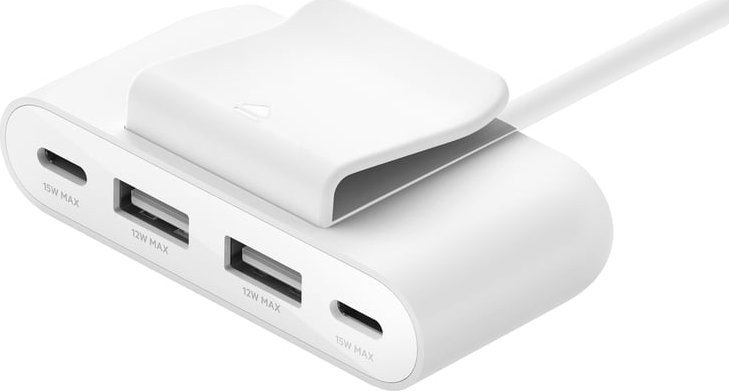 Ładowarka Belkin Ładowarka 4-portowa 2x USB-C 2xA do 30W Czarna