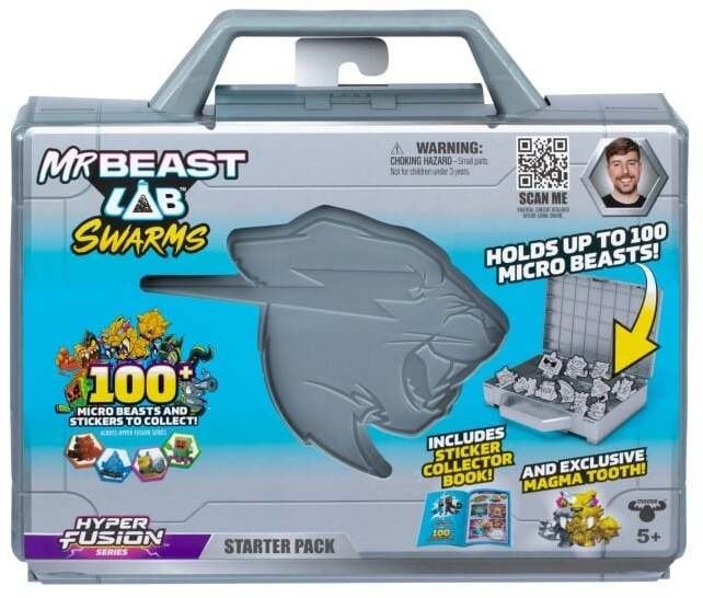 MR.BEAST LAB, SWARMS, FUSION Case w/1 figure+magazine