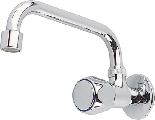 Perfexim Zawór wypływowy Mak z wylewką typu U 1/2" chrom (35-000-0002-000)