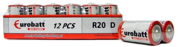 Top Gift KK40 2x BATERIE eurobatt LR20 D R20