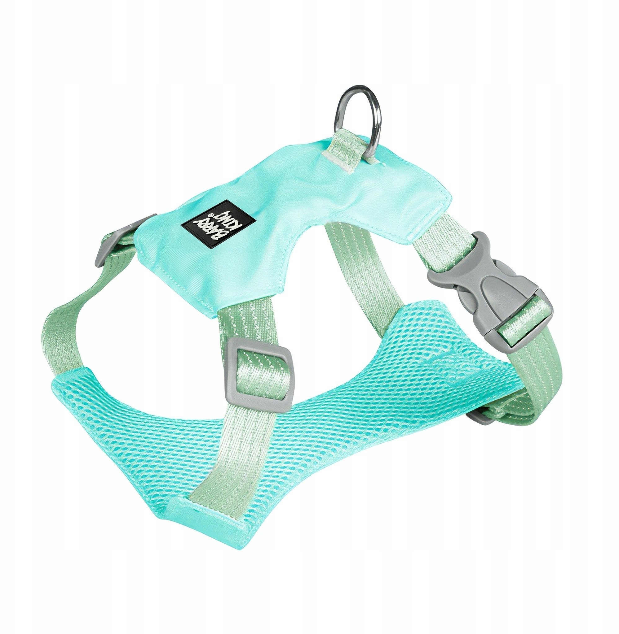 Szelki, dla psa, małe rasy, niebieskie, typ no pull, S, ob.szyi 26-33cm/ob.klatki 32-41cm