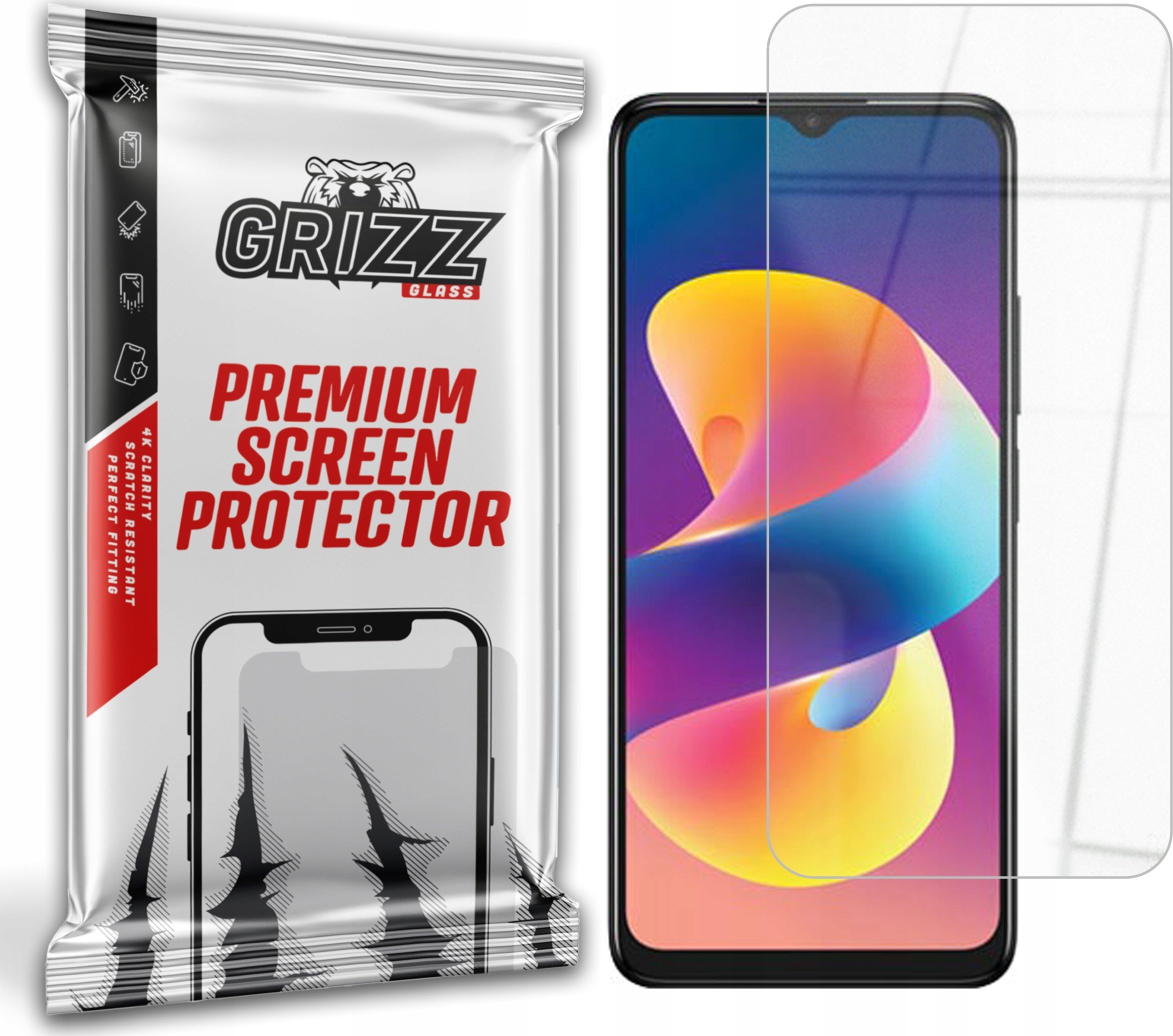 GrizzGlass Szkło hybrydowe HybridGlass do TCL 50 LE