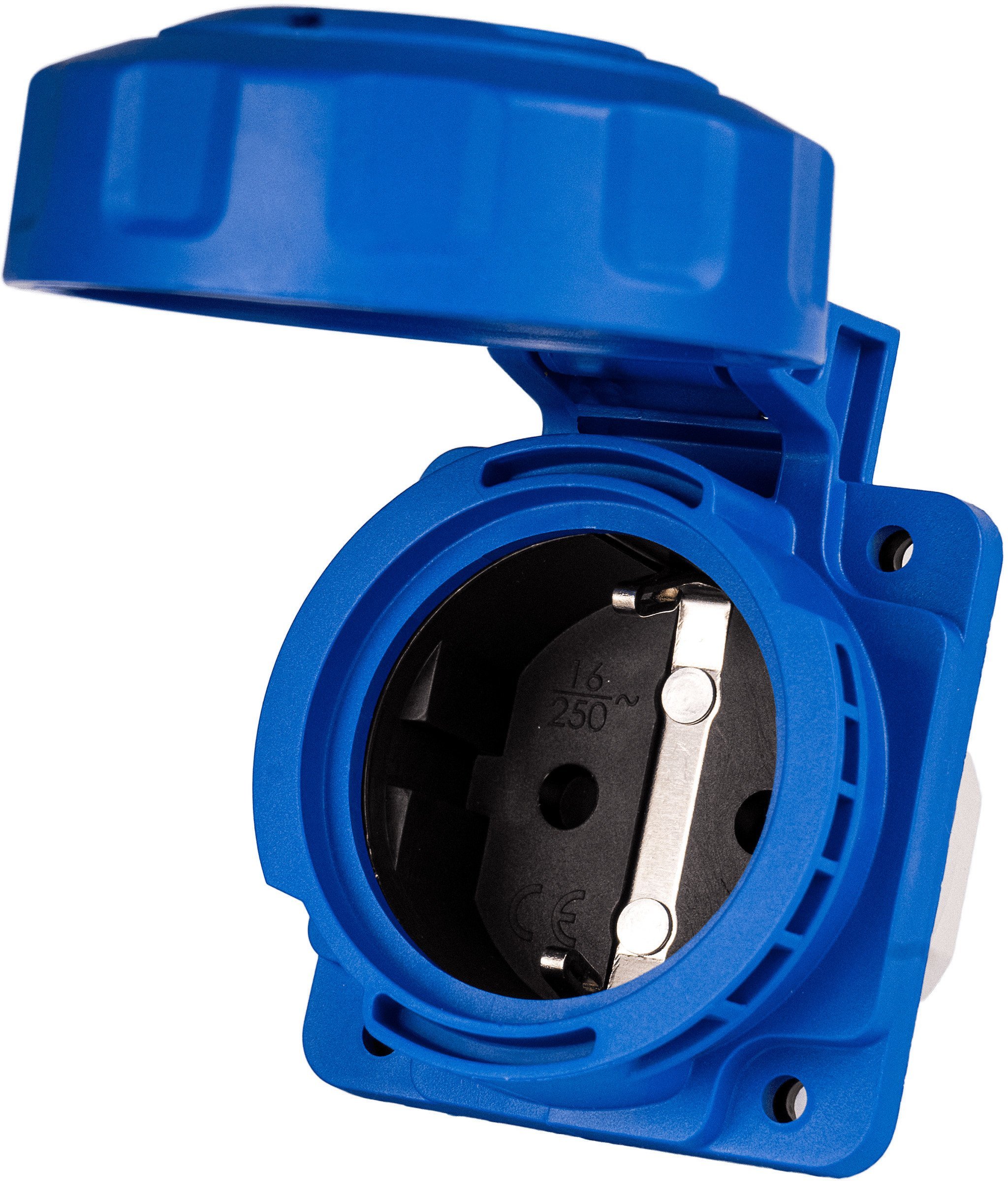 Gniazdo tablicowe 2P+Z (Schuko), 16A, 230 VAC, IP68