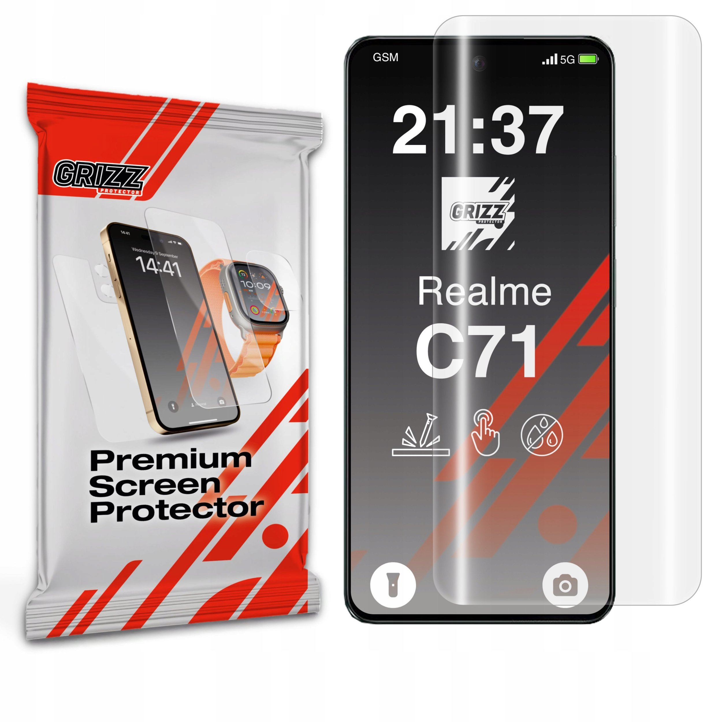 Folia hydrożelowa GrizzGlass Hydrofilm do Realme C71