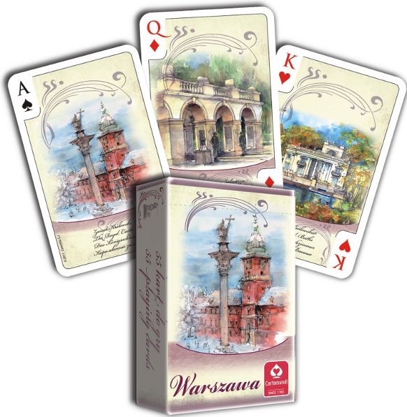 Cartamundi Karty Akwarele - Warszawa 55 l. (1289000363)