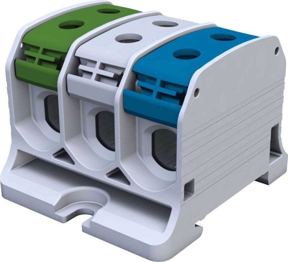 Simet STB 50-3X Złączka szynowa gwintowa Al/Cu 87330 SIMBLOCK zie/sza/nie