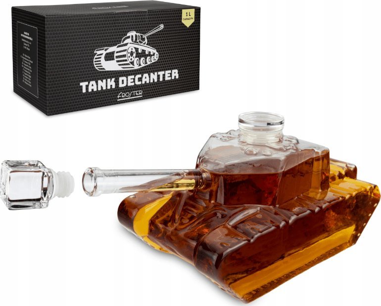 Froster Karafka do Whisky CZOŁG - Prezent dla Faceta