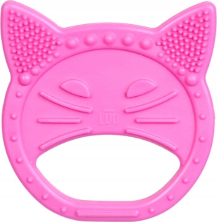 LUU KIDS-GRYZAK DLA DZIECI LUUISA THE CAT PINK