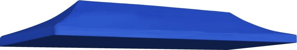 vidaXL Dach namiotu imprezowego, 3 x 6 m, niebieski