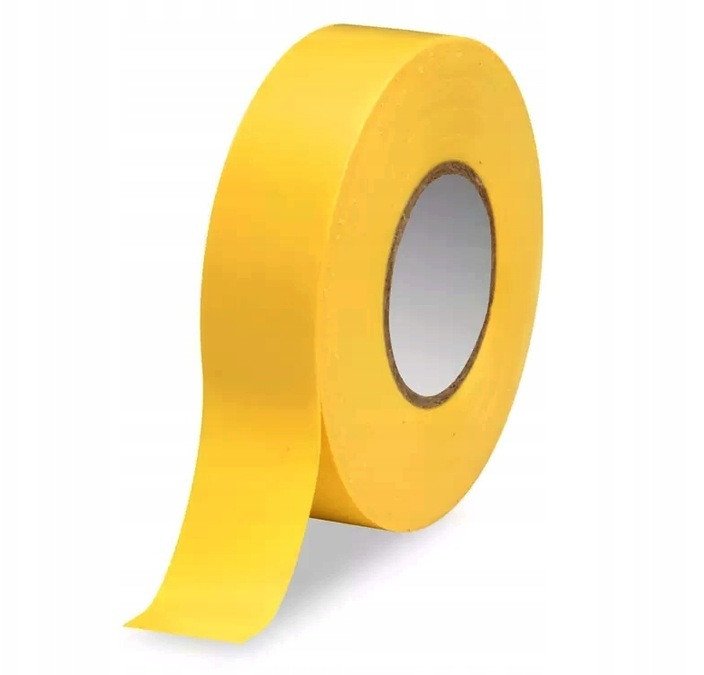 TAŚMA IZOLACYJNA REPERO 711E ŻÓŁTA 19MMX20M