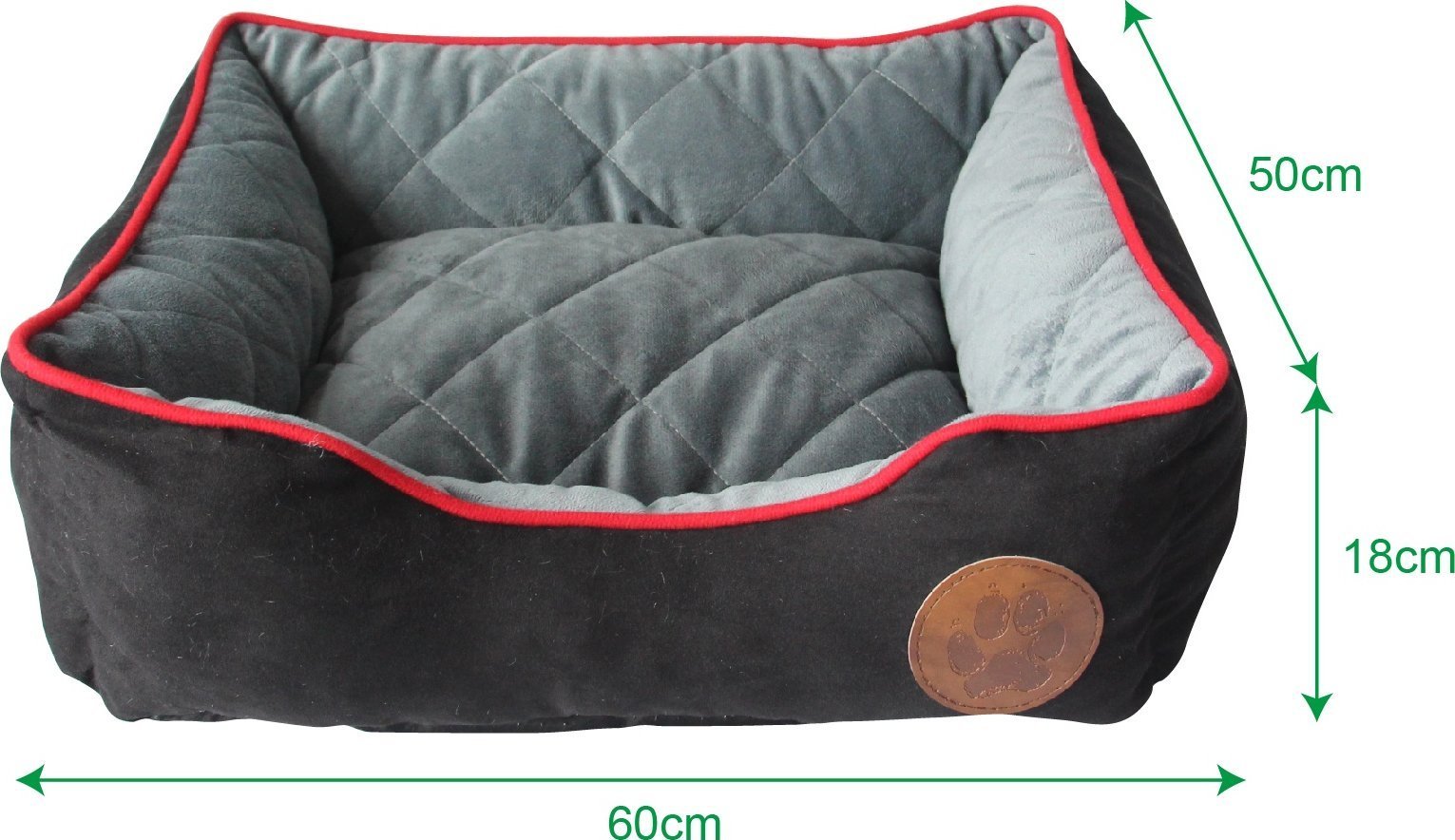 Sourcing RECTANGULAR BED M HOPPY 60X50X18CM