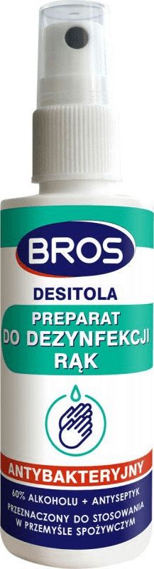 Bros Spray do dezynfekcji rąk Desitola 60% alkohol + antyseptyk 50ml (T-05736)
