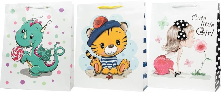 Dekoracja świąteczna MFP paper torebka na prezent T10 mix 36 330x455x100 5252812