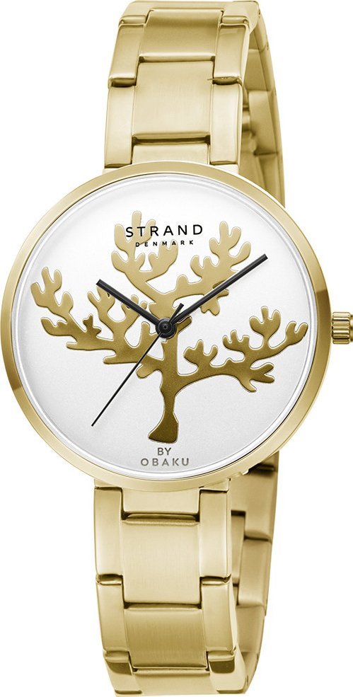 Zegarek Strand Zegarek damski Strand S700LXGISG-DCR złoty