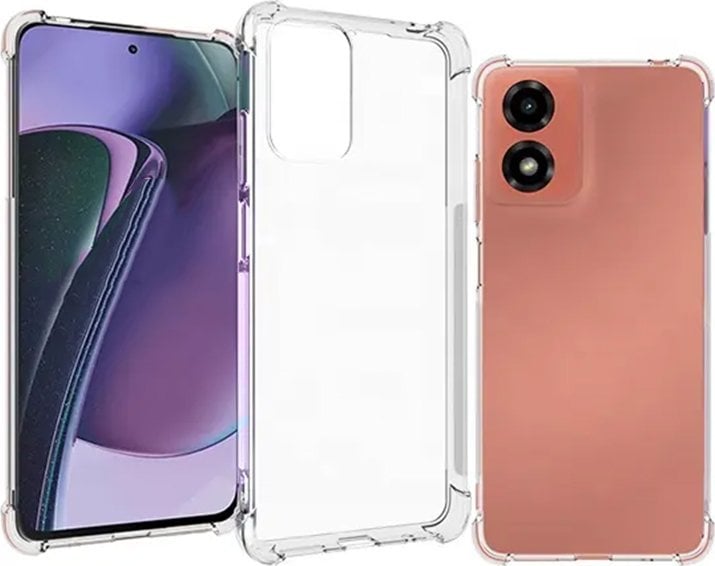 INSMAT Insmat Impact Case back cover, Motorola G04, transparent