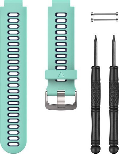 Garmin Pasek gumowy na nadgarstek - seria Forerunner 735, 23x, 630 (turkusowy / granatowy) (010-11251-0L)