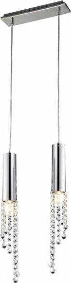 Lampa wisząca Candellux DUERO LAMPA WISZĄCA 2X3W LED GU10 CHROM BEZ ŻARÓWKI (32-25265-Z) Candellux