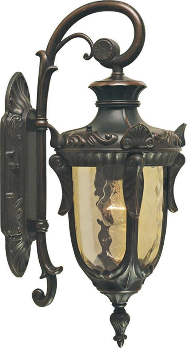 Kinkiet Elstead Ogrodowa LAMPA elewacyjna PH2/S OB. Elstead zewnętrzna OPRAWA ścienna retro outdoor IP44 brąz bursztynowa