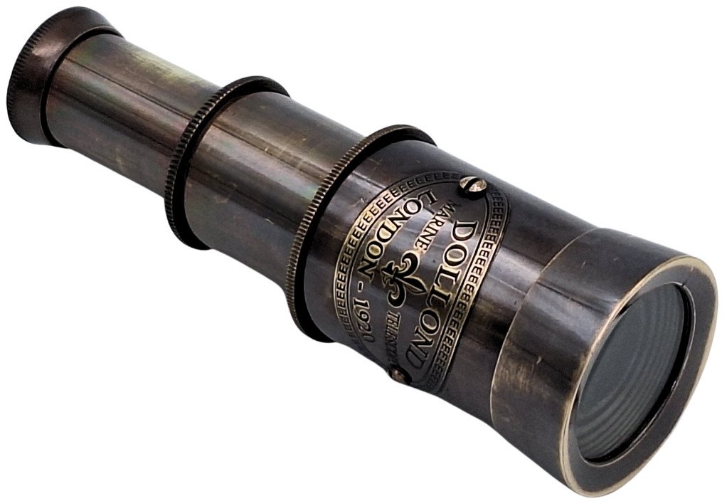 Mała Luneta Retro Mosiężna - NC1600