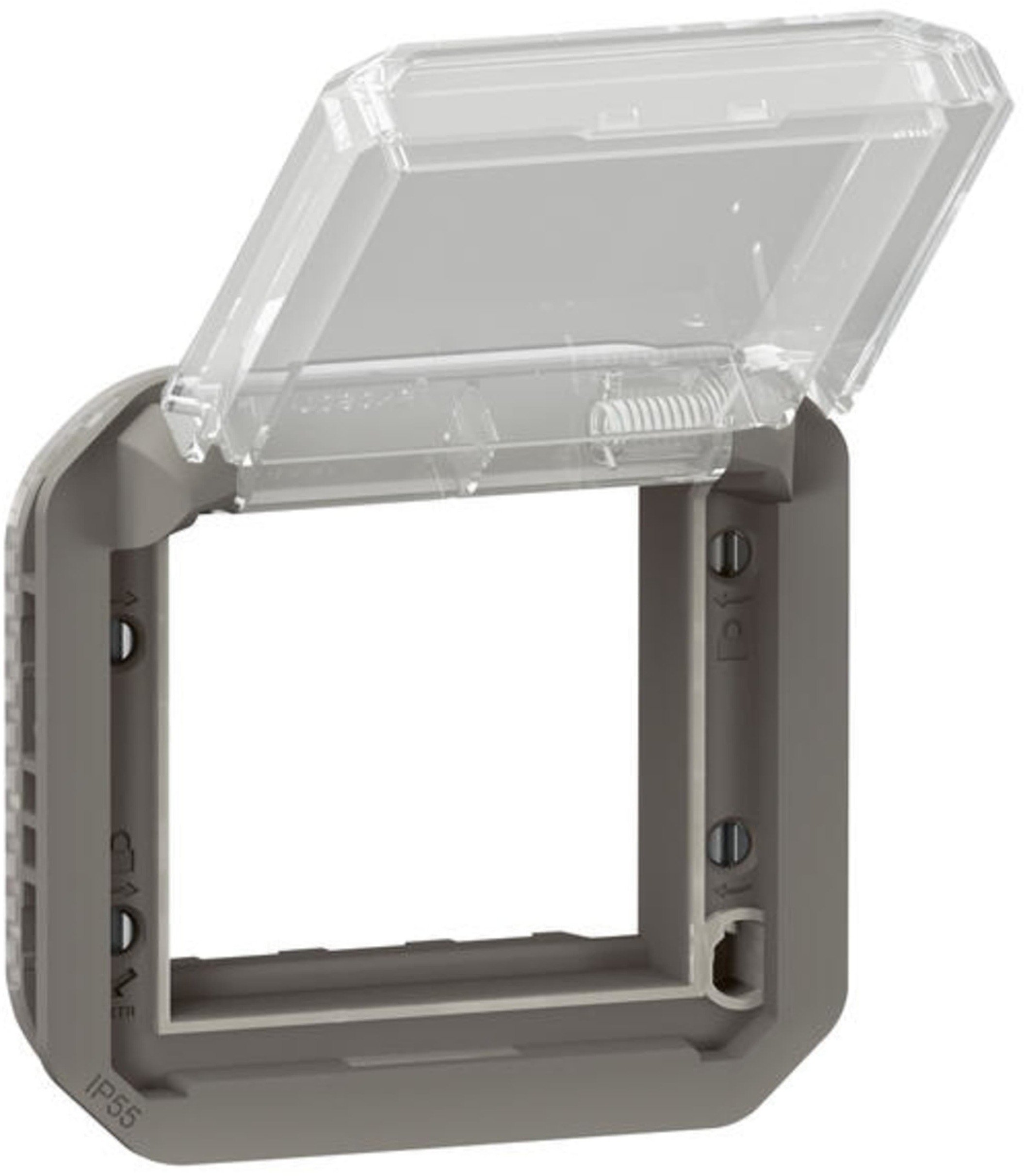 Legrand Adapter mozaikowy przezroczysty 2 modul antracyt