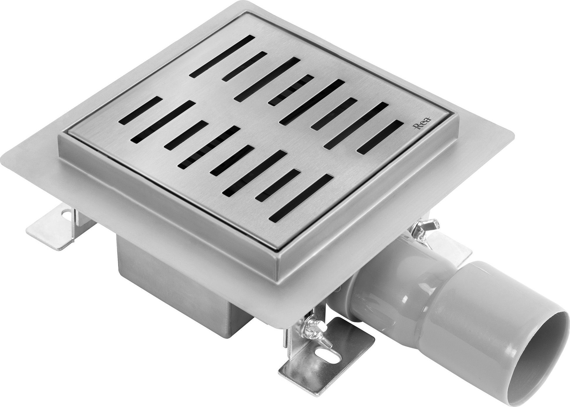 Rea Odpływ liniowy REA LINE STAL SZCZOTKOWANA 15x15