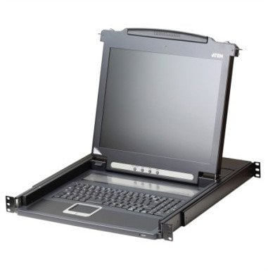 Konsola KVM ATEN CL1000N, 19 LCD, VGA, PS/2, układ amerykański