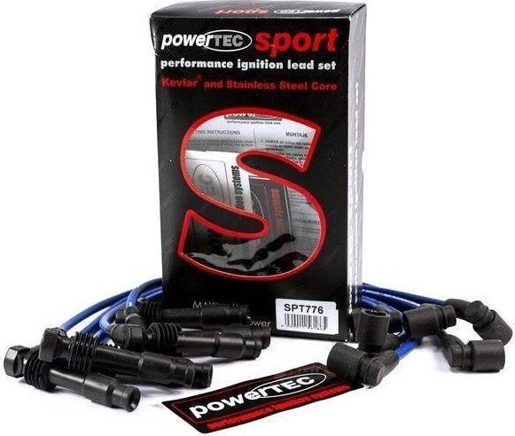 Powertec Przewody zapłonowe PowerTEC OPEL CALIBRA VECTRA OMEGA SAAB 900 2.5 3.0 V6 Czerwone