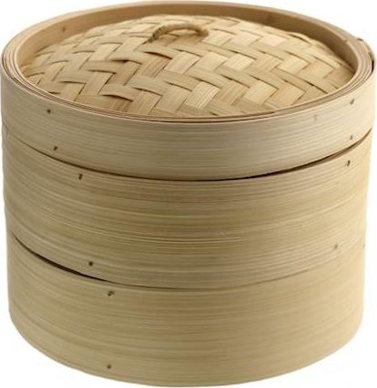 Parownik bambusowy podwójny, 20 cm